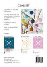 Back of the Celestial Quilt Pattern by Lou Orth