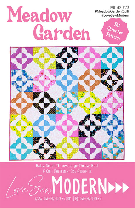 Meadow Garden Quilt Pattern by Love Sew Modern