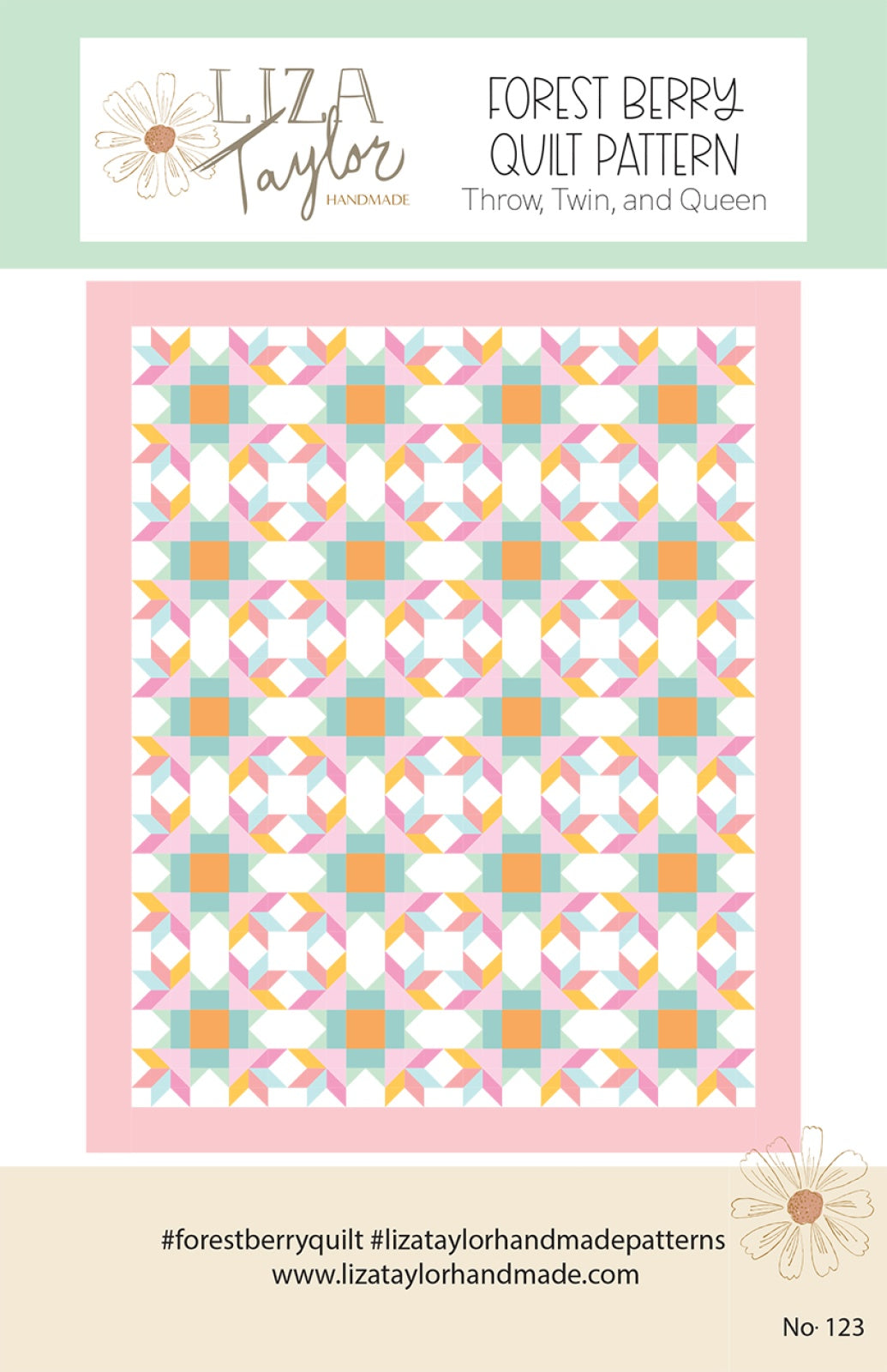 Forest Berry Quilt Pattern by Liza Taylor Handmade