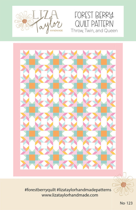 Forest Berry Quilt Pattern by Liza Taylor Handmade