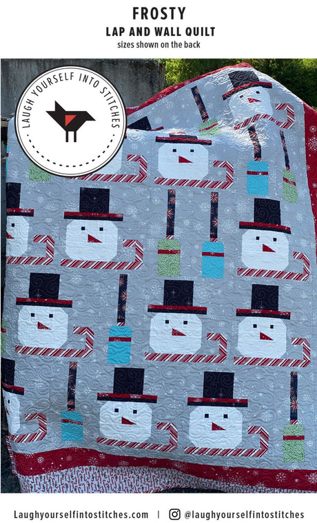 Frosty Quilt Pattern by Laugh Yourself Into Stitches