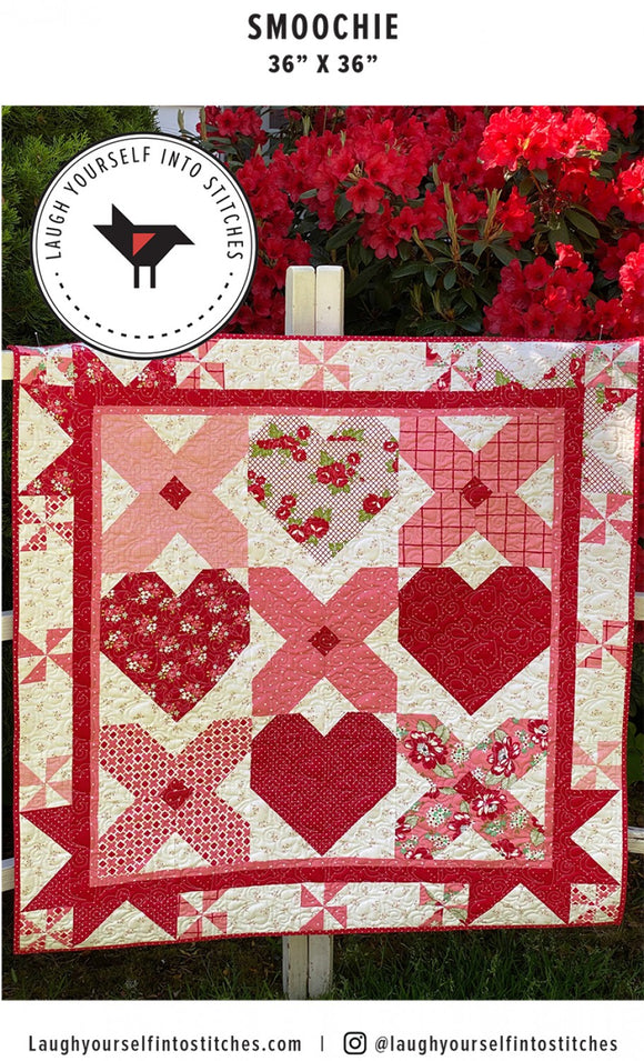 Smoochie Quilt Pattern by Laugh Yourself Into Stitches