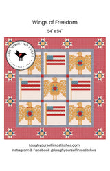 Wings of Freedom Quilt Pattern by Laugh Yourself Into Stitches