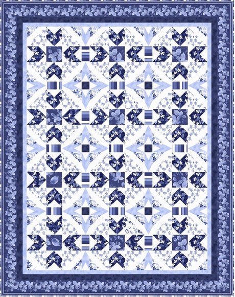 Lapis Leaves Quilt Pattern by Pine Tree Country Quilts