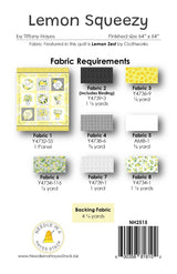 Back of the Lemon Squeezy Downloadable Pattern By Needle In A Hayes Stack