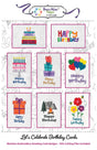 Let's Celebrate Birthday Cards Downloadable Pattern by Fabric Confetti