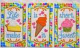 Life is short Downloadable Pattern by Janine Babich Designs