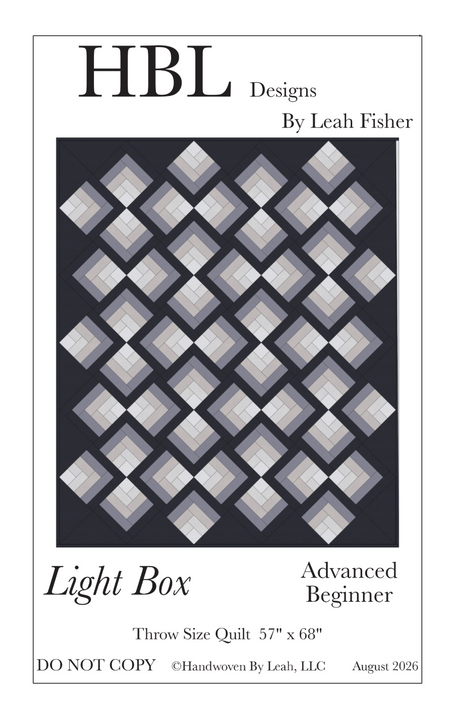 Light Box Downloadable Pattern by Handwoven By Leah