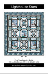 Lighthouse Stars Downloadable Pattern by Pine Tree Country Quilts