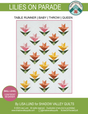 Lilies on Parade Downloadable Pattern by Shadow Valley Quilts 