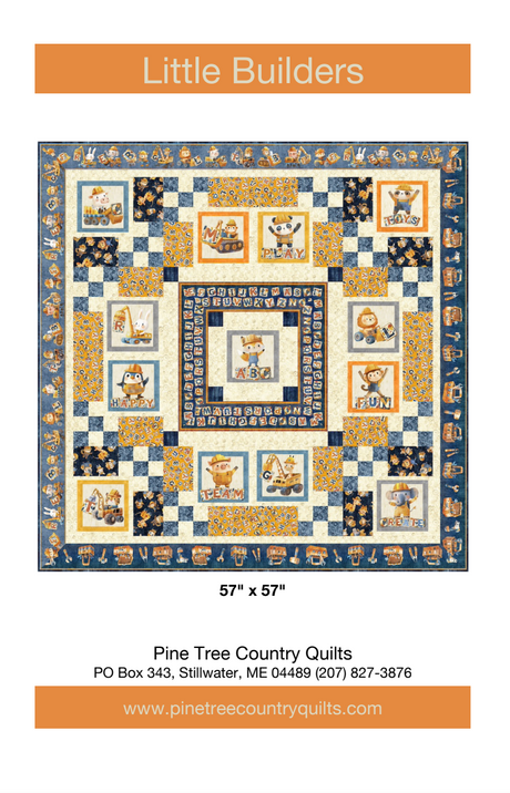 Little Builders Downloadable Pattern by Pine Tree Country Quilts