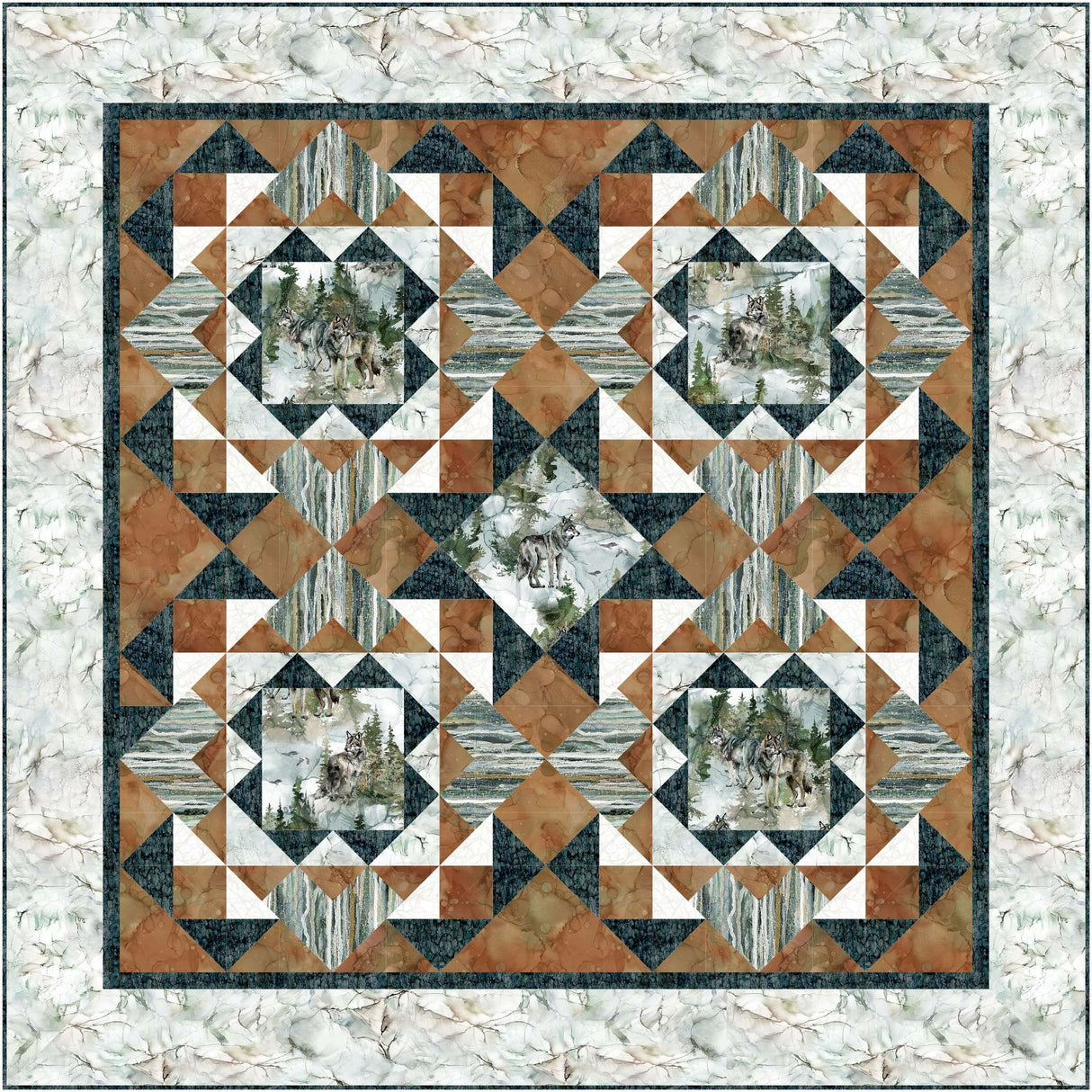 Lone Hunter Downloadable Pattern by Windmill Quilts