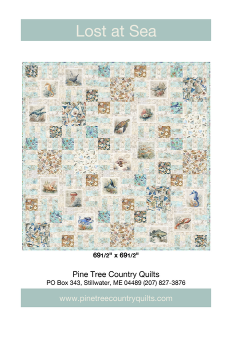 Lost at Sea Downloadable Pattern by Pine Tree Country Quilts