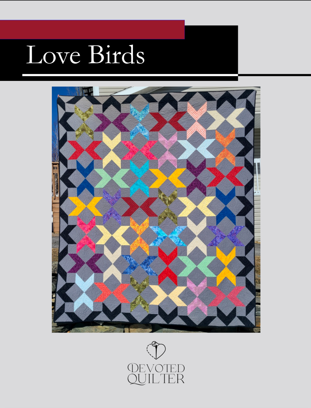 Love Birds Downloadable Pattern by Devoted Quilter