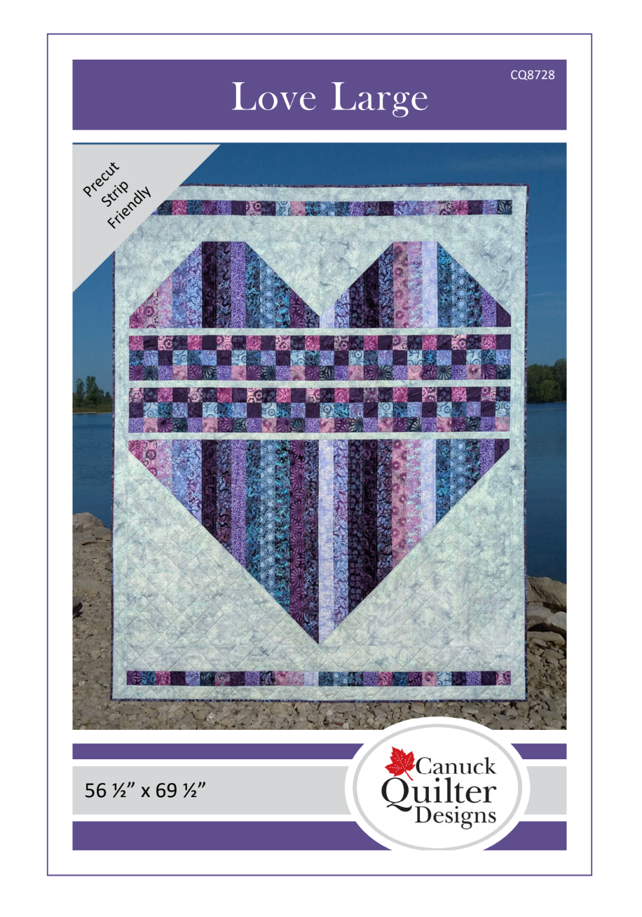 Love Large Downloadable Pattern – Quilting Books Patterns and Notions