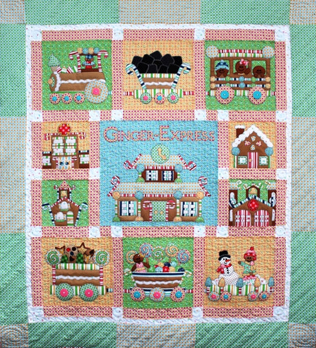 Ginger-Express Quilt Pattern by Quilture