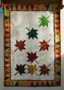 Falling Leaves Wall Hanging Downloadable Pattern by Mary Ann Sprague