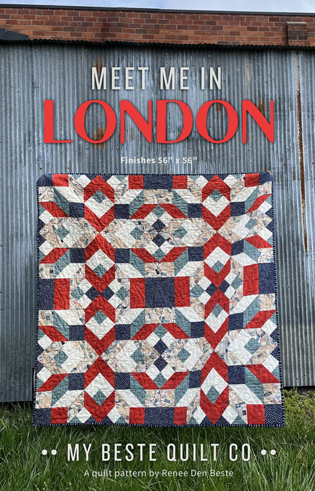 Meet Me in London Quilt Pattern by My Beste Quilt Co