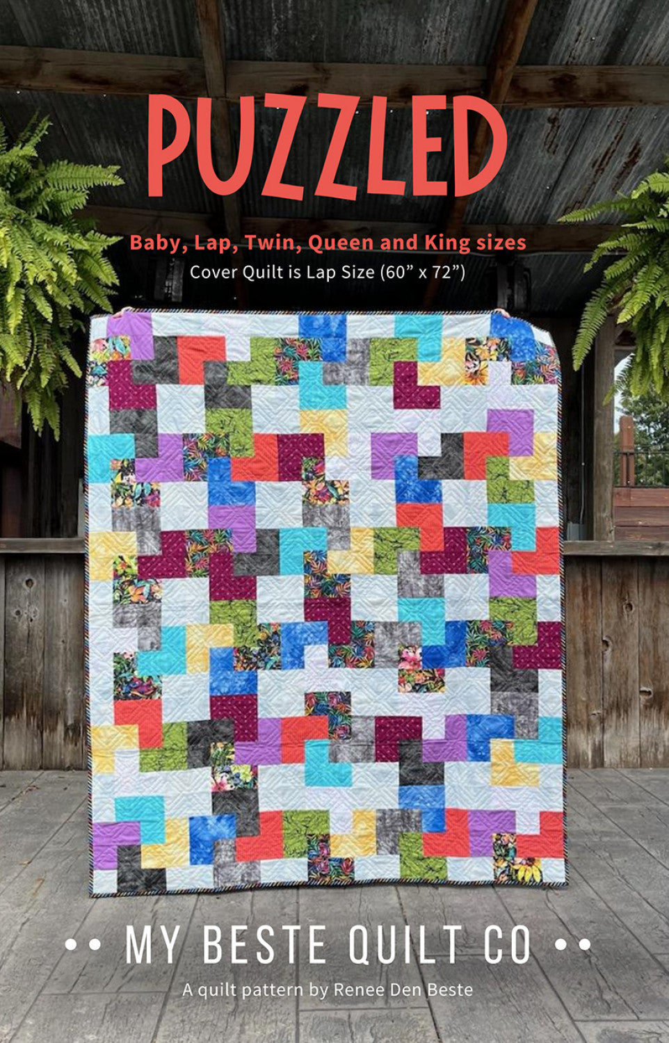 Puzzled Quilt Pattern by My Beste Quilt Co