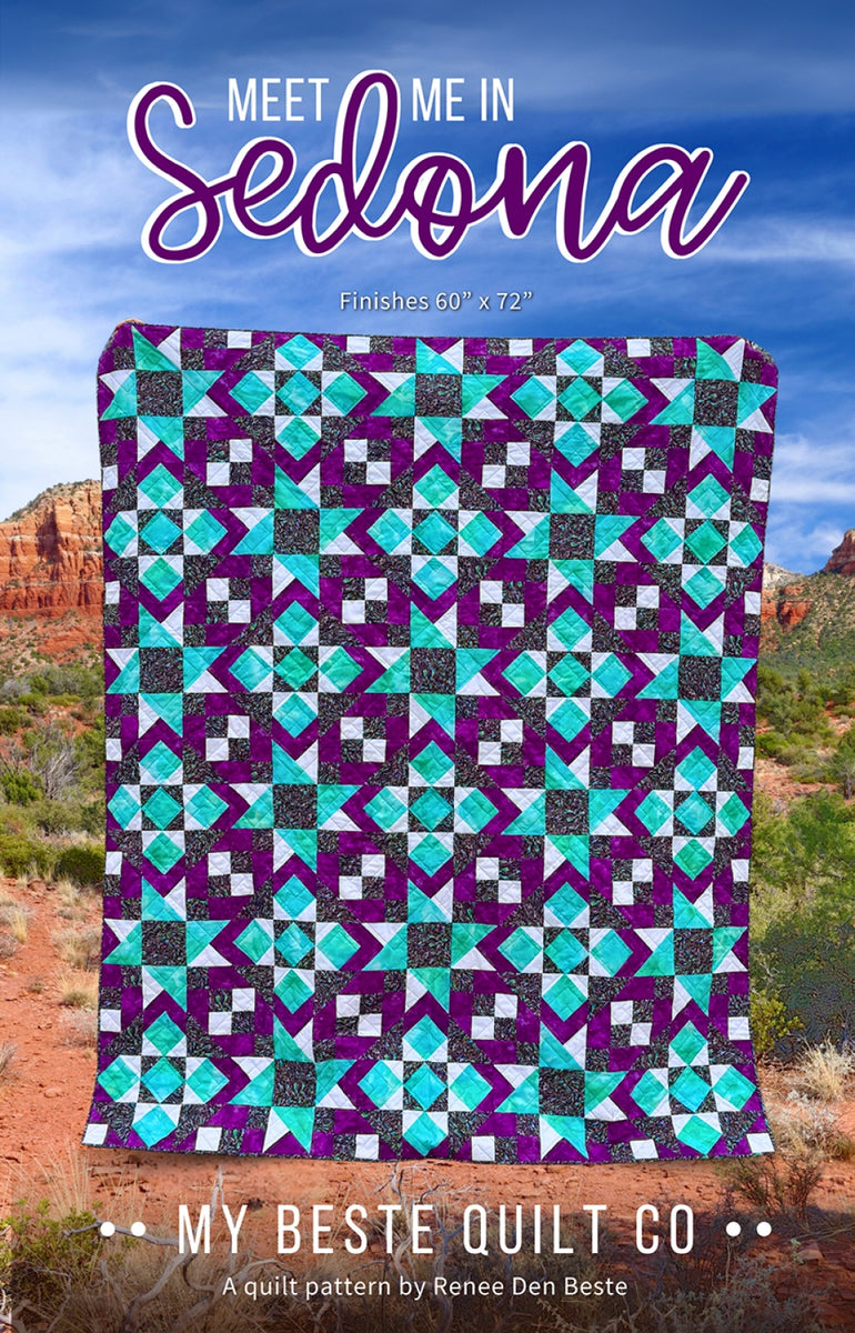 Meet Me in Sedona Quilt Pattern – Quilting Books Patterns and Notions