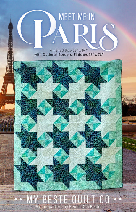 Meet Me in Paris Quilt Pattern by My Beste Quilt Co