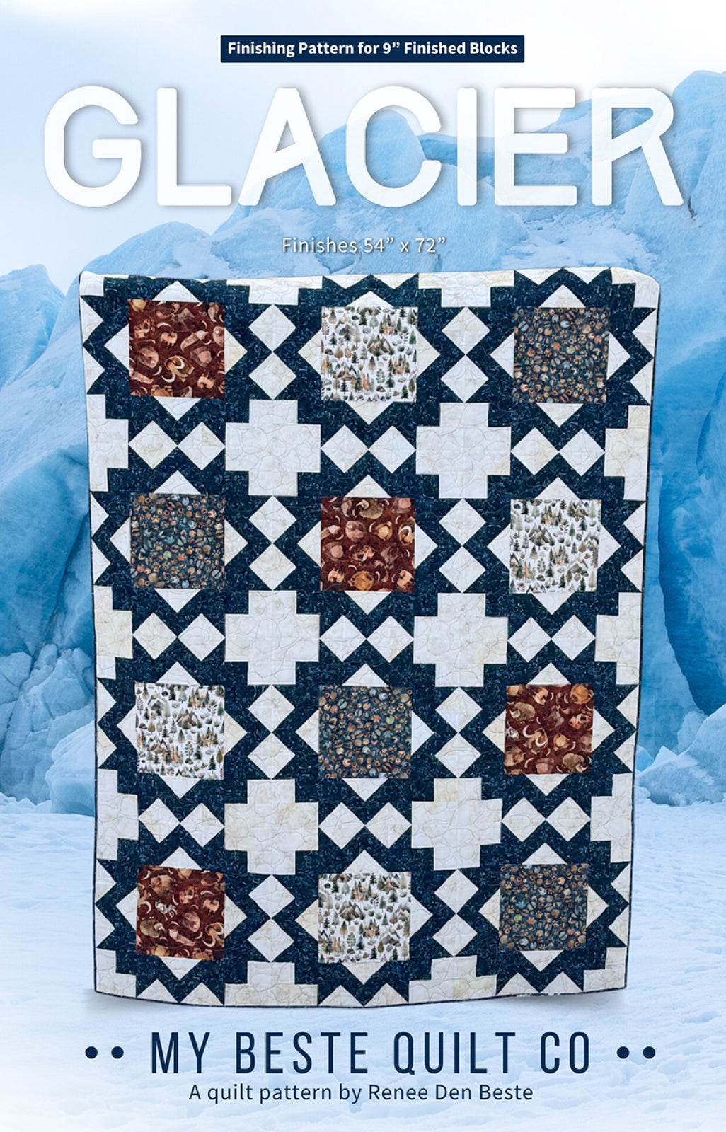 Glacier Quilt Pattern by My Beste Quilt Co
