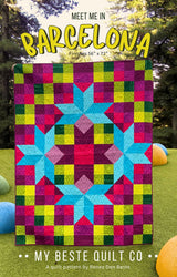 Meet Me in Barcelona Quilt Pattern by My Beste Quilt Co