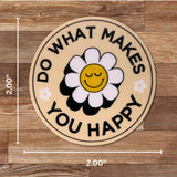 Back of the Do What Makes You Happy Sticker 4pk by My Beste Quilt Co