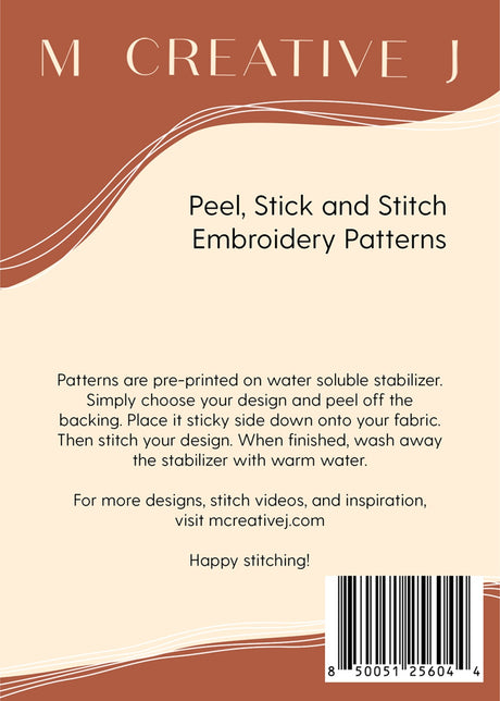 Back of the Cacti Stick & Stitch by MCreativeJ