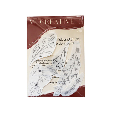 Winter Botanicals Stick & Stitch by MCreativeJ