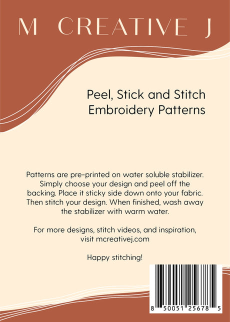Back of the Forest Critters Stick & Stitch by MCreativeJ