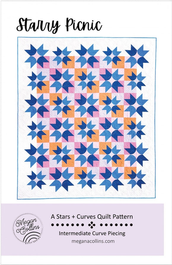 Starry Picnic Quilt Pattern by Megan Collins Quilt Design