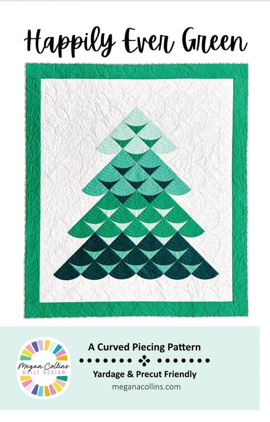 Happily Ever Green Quilt Pattern by Megan Collins Quilt Design