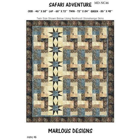 Safari Adventure Quilt Pattern by Marlous Designs