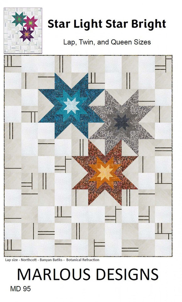 Starlight Quilt Pattern by Marlous Designs