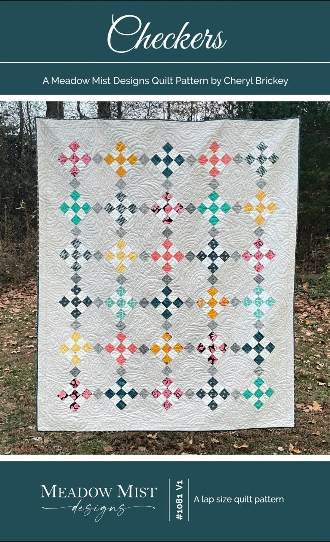 Checkers Quilt Pattern by Meadow Mist Designs