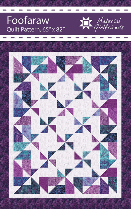 Foofaraw Quilt Pattern by Material Girlfriends