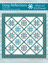 Deep Reflections Quilt Pattern by Material Girlfriends