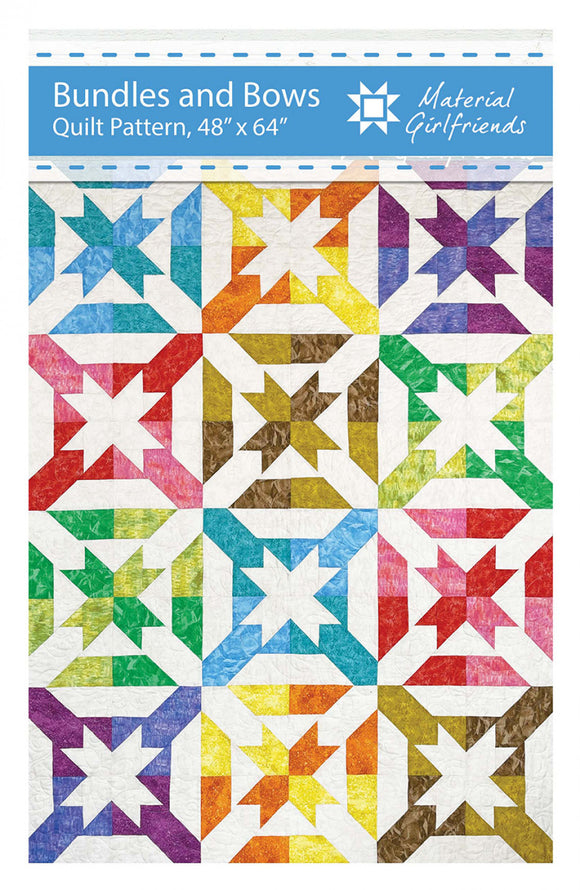 Bundles and Bows Quilt Pattern by Material Girlfriends