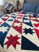 Stars & Banners Quilt Pattern Quilt Pattern by Material Girlfriends