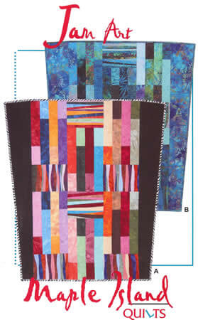 Jam Art Quilt Pattern by Maple Island Quilts