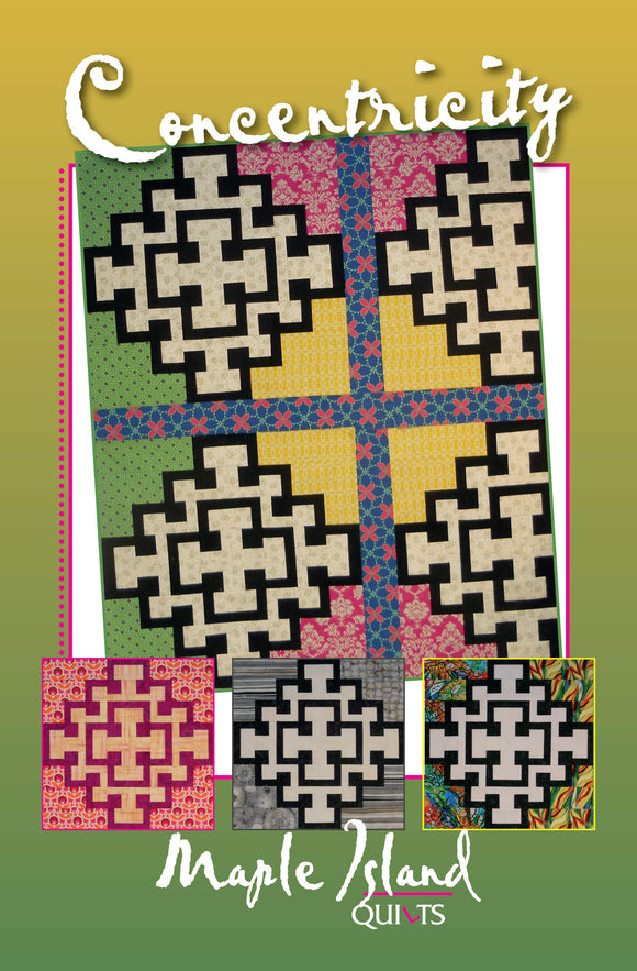 Concentricity Quilt Pattern by Maple Island Quilts