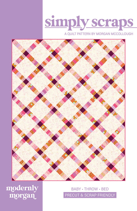 Simply Scraps Quilt Pattern by Modernly Morgan