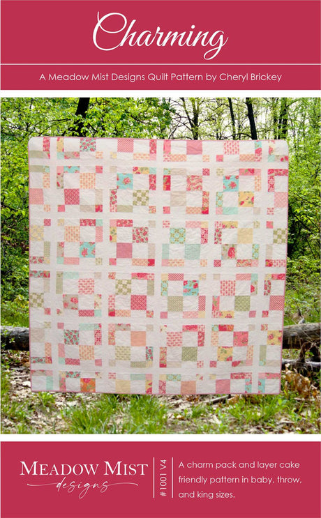 Charming Quilt Pattern by Meadow Mist Designs
