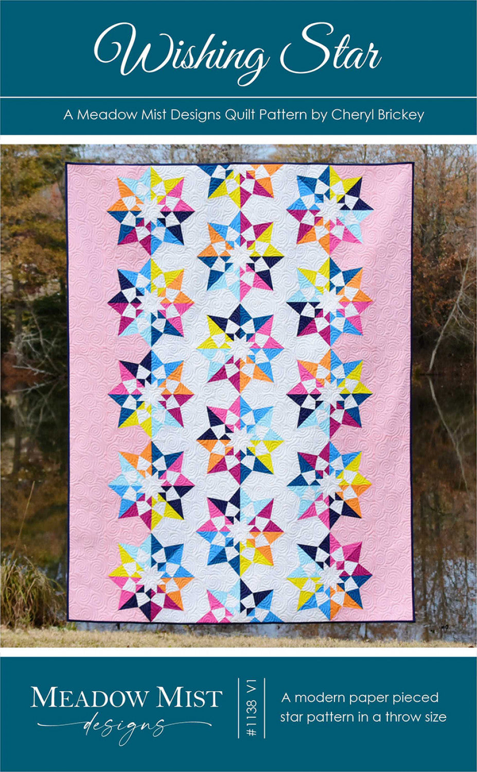 Wishing Star Quilt Pattern by Meadow Mist Designs