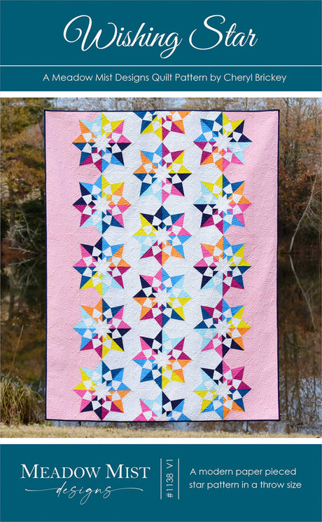 Wishing Star Quilt Pattern by Meadow Mist Designs