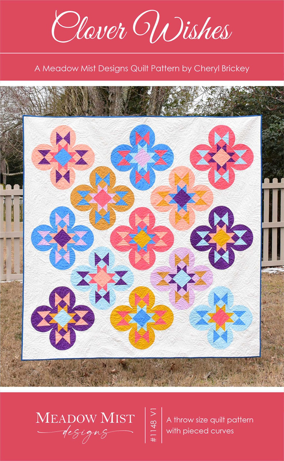Clover Wishes Quilt Pattern by Meadow Mist Designs