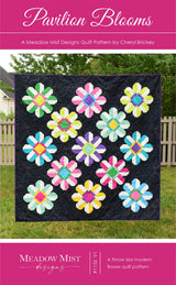 Pavilion Blooms Quilt Pattern by Meadow Mist Designs