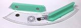 Magnetic Ruler Handle 5in Mint by Purple Hobbies LLC