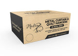 Back of the Metal Curtain / Quilt Hangers Black 20pk by Madam Sew